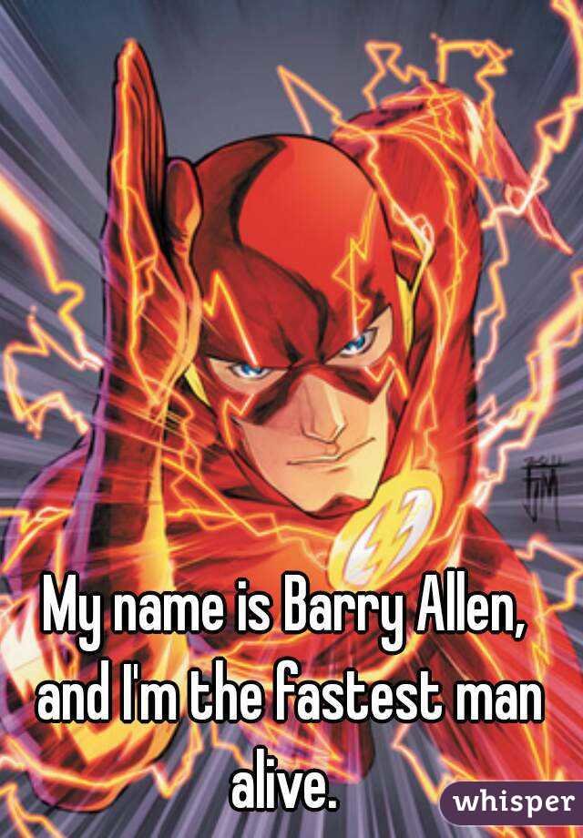 Who is the superhero Flash's alter ego?