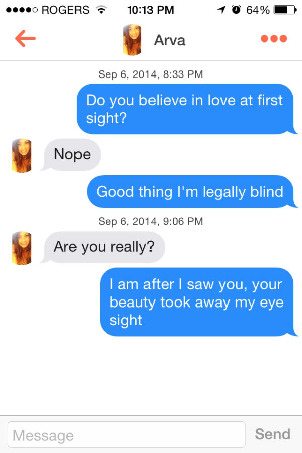 Tinder first