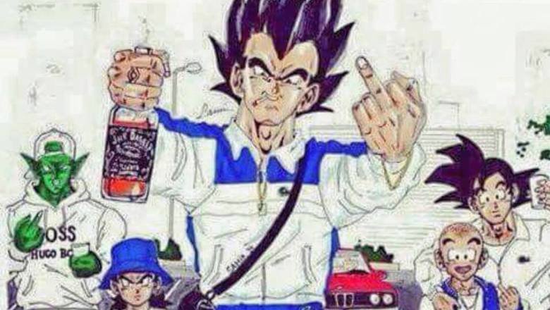 vegeta thug life