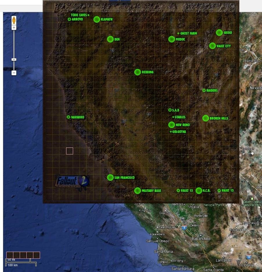 map of ncr fallout