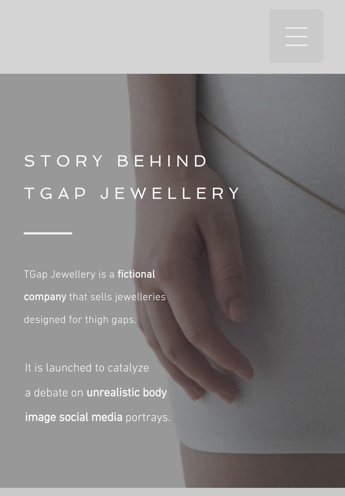 Thigh Gap Jewelry Website Is Body Positive