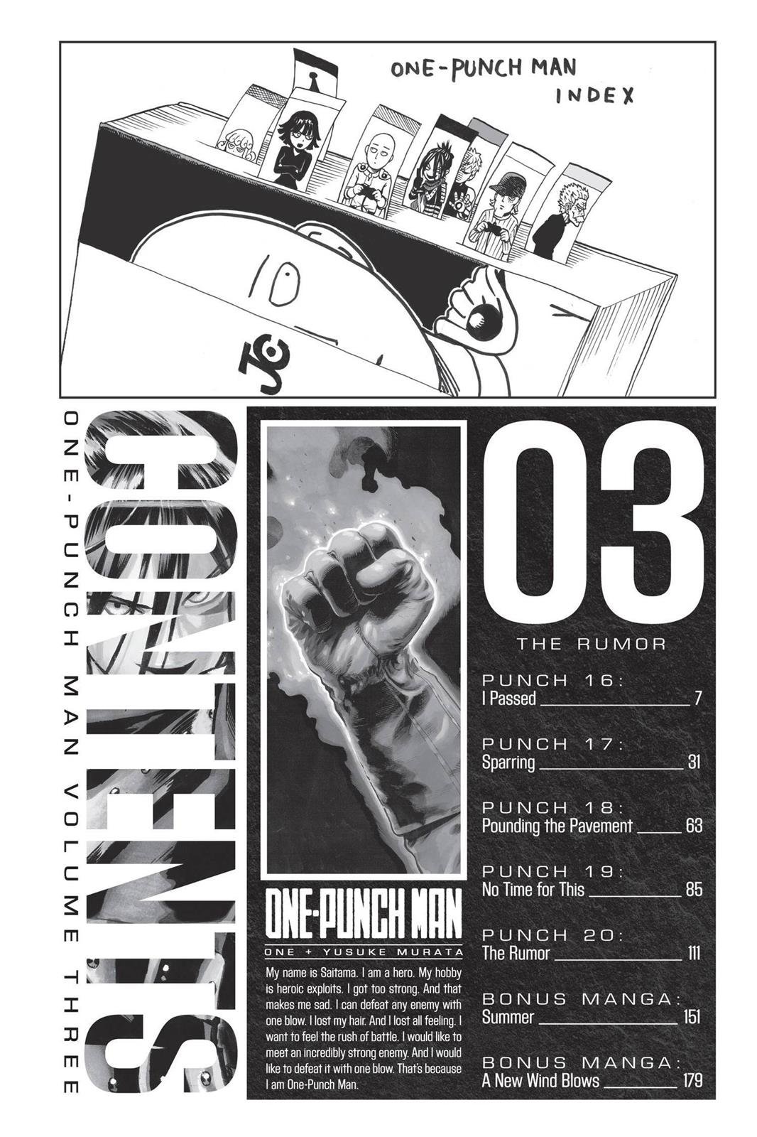 One Punch Man Volume 3