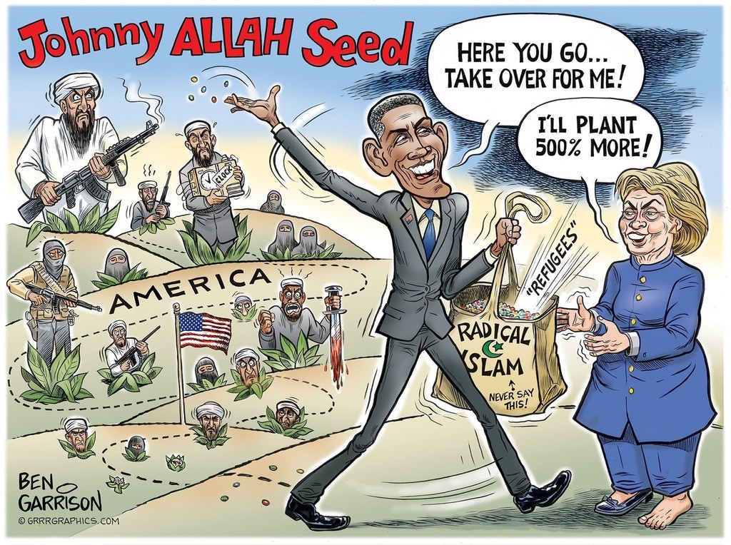 Image result for ben garrison immigration