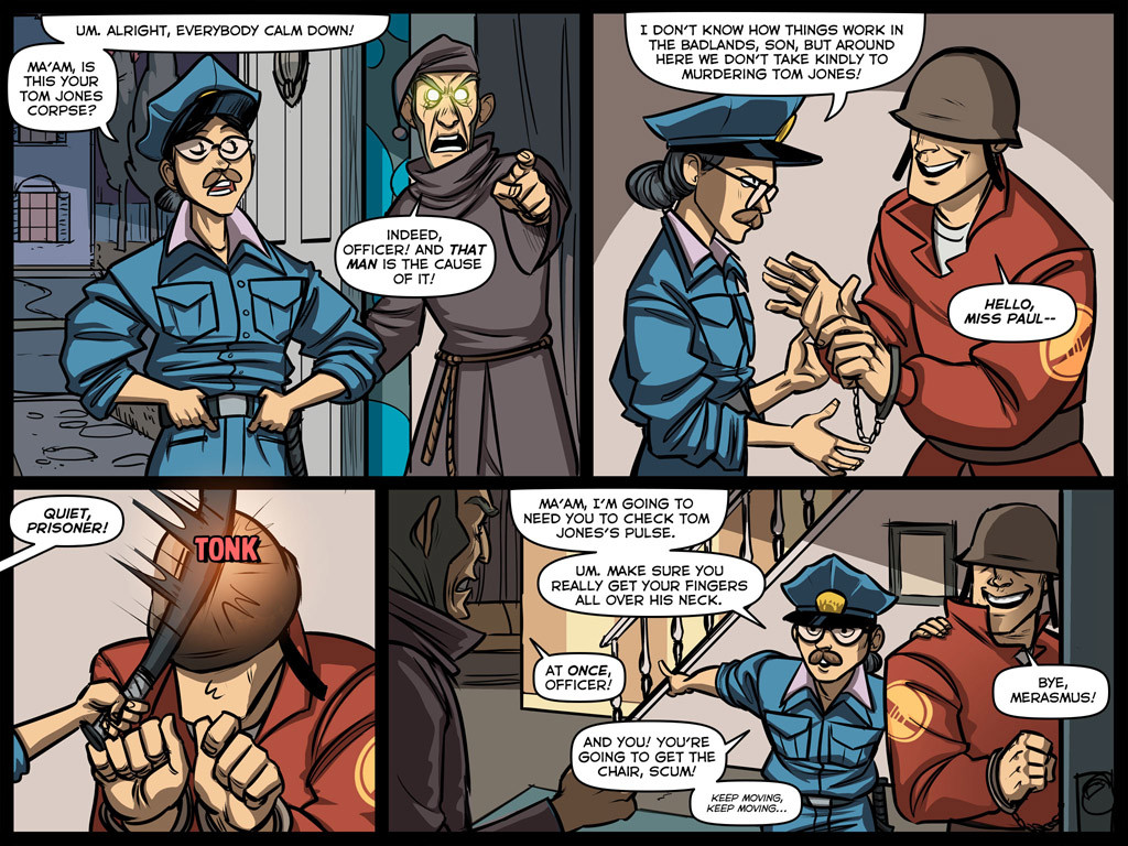 Tf2 comic #1 "ring of fired" part 1.