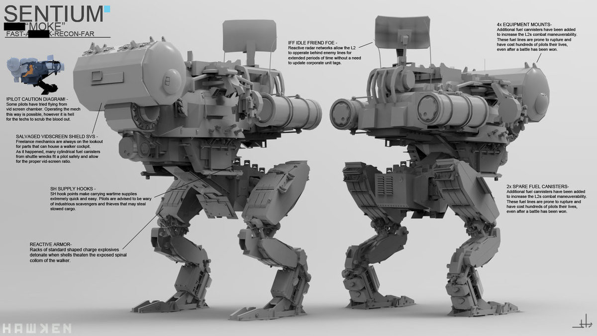 Concept Art Dump - Part 1: Mechs