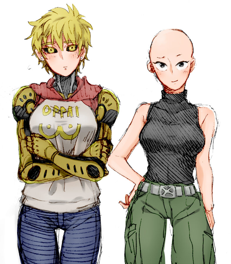 I'll protect sensei Genos Genderbend! : r/rule63