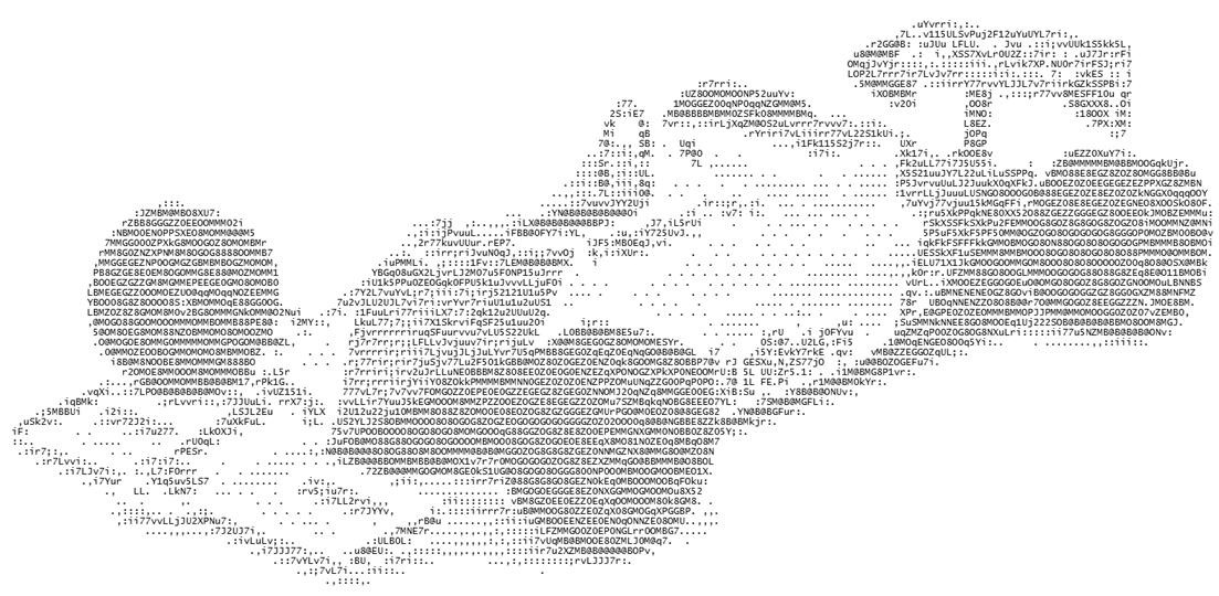 Создать ascii картинку