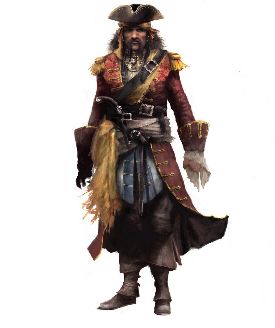 famous pirate portraits