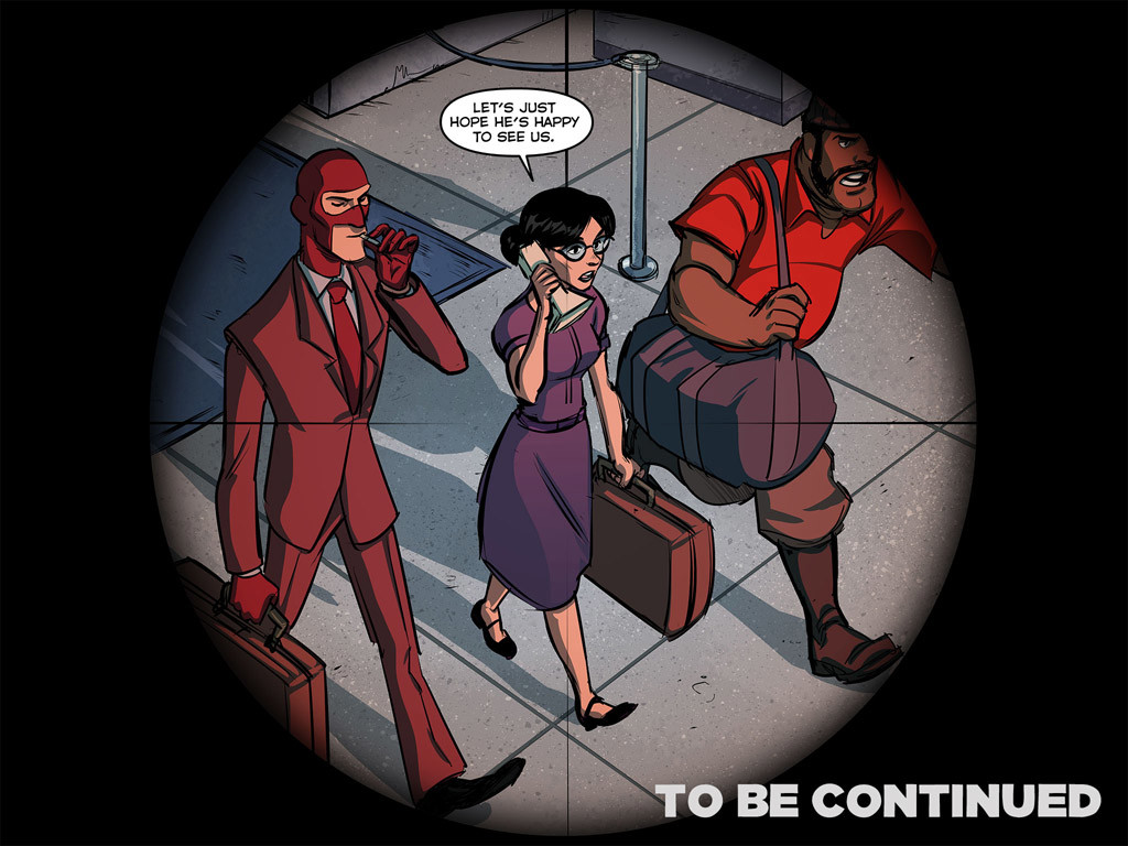 Tf2 comics #3 "A cold day in hell" part.