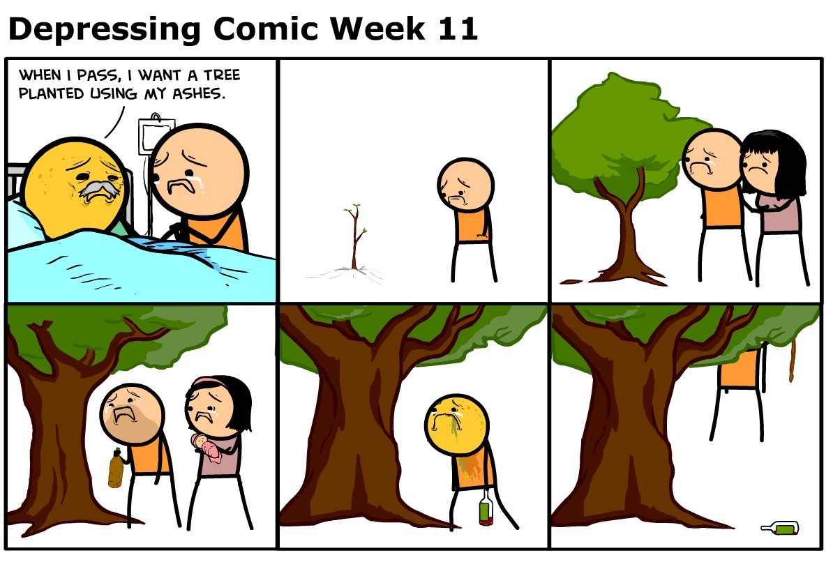 Depressing comic week.
