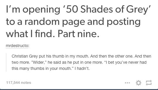 50 Shades Of Thumb
