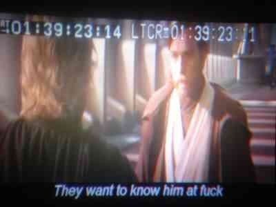 Bootleg Star Wars Episode 3 subtitles