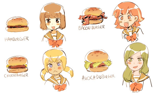 Burger dating sim