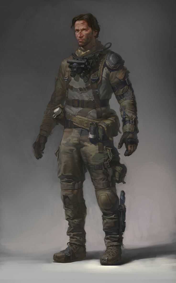 modern soldier concept art