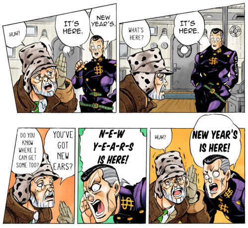 christmas is a jojo reference