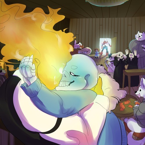 Cringey Ship 7: Grillby and Sans. 