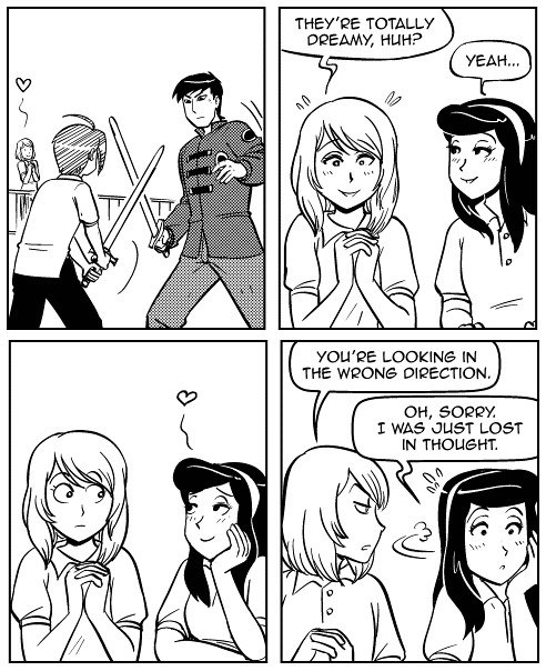 Cute Lesbian Comics (Read left to right)