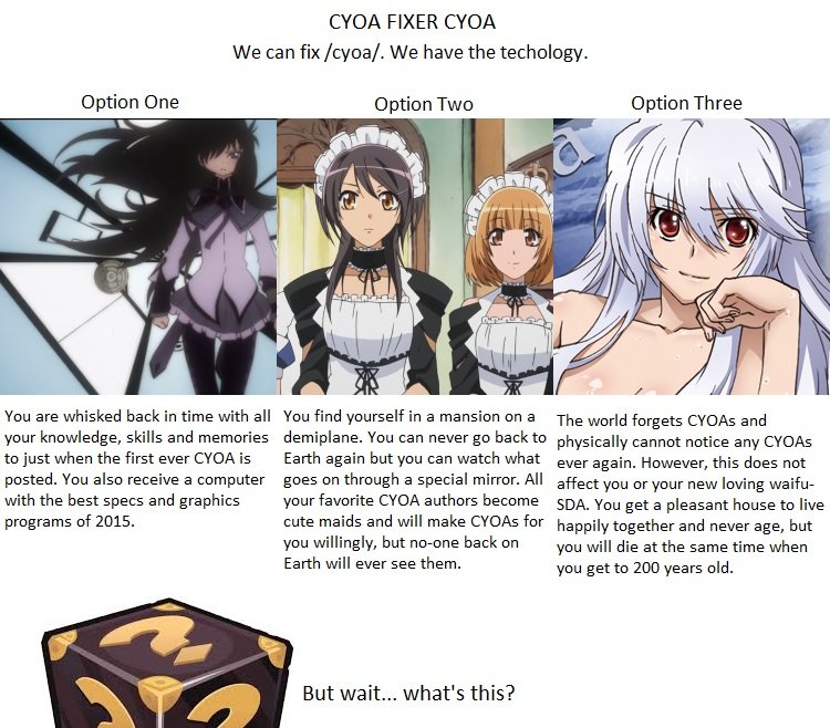 Every CYOA I can fit. 