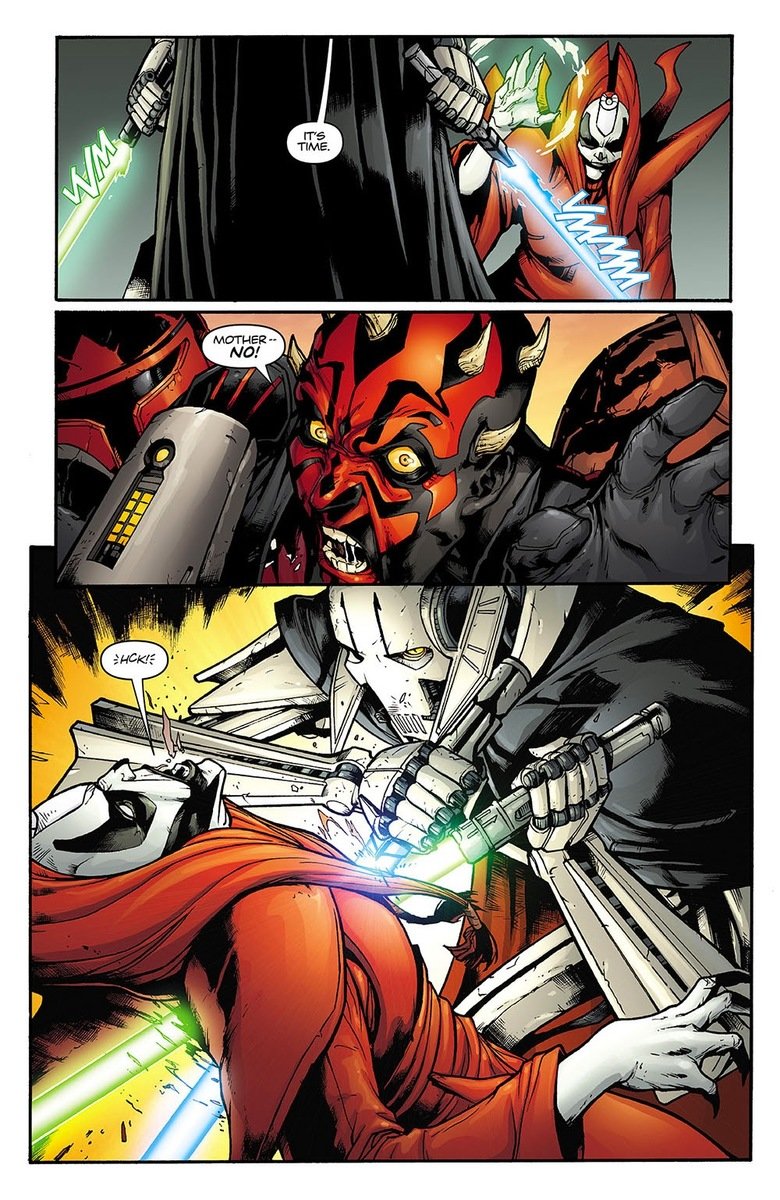 General griveous vs darth maul. 