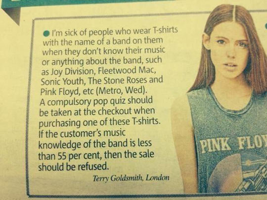 buy band shirts