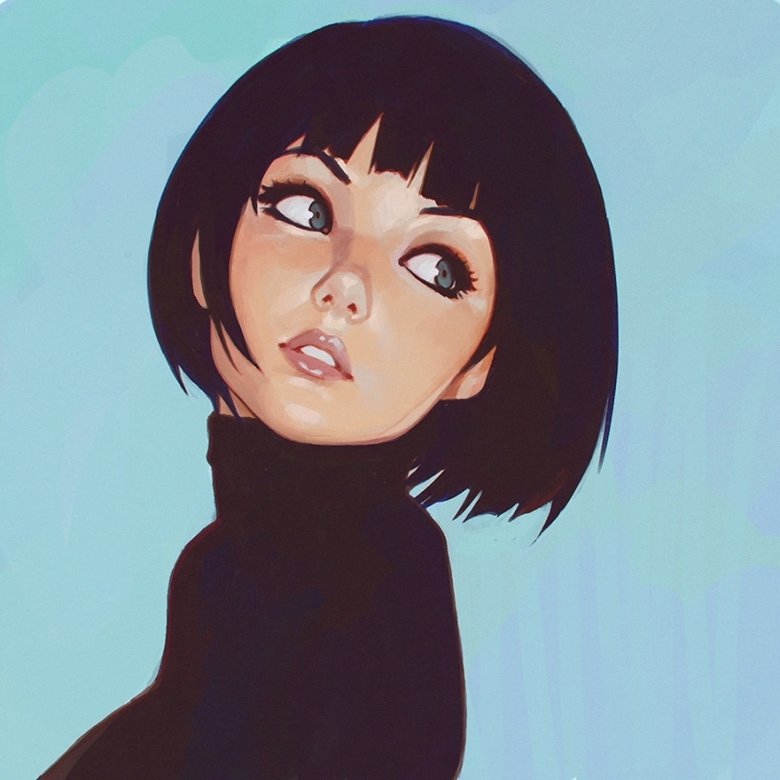 Illustrations of Ilya Kuvshinov