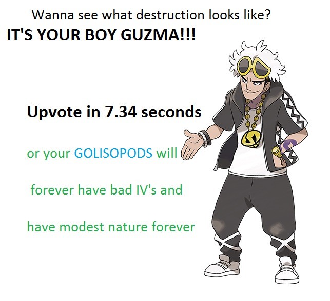 ITS YOUR BOY GUZMA