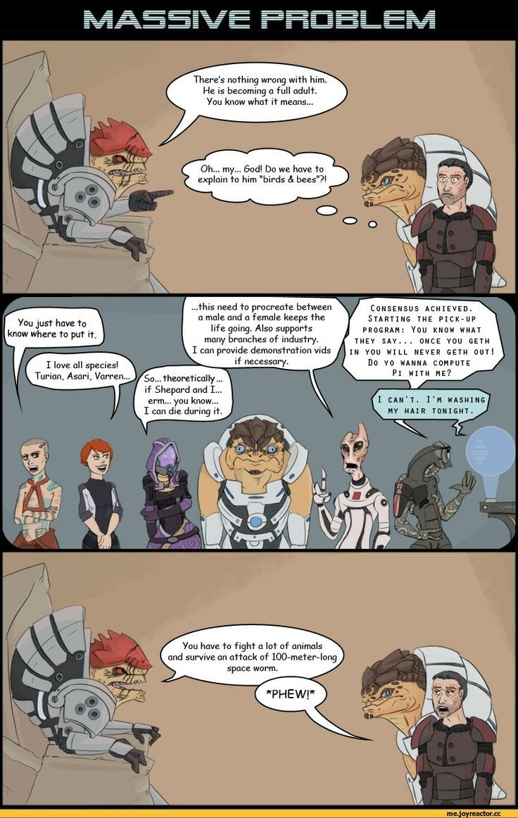 He explained he. Saren and Shepard humor. Explain to him или explain him.