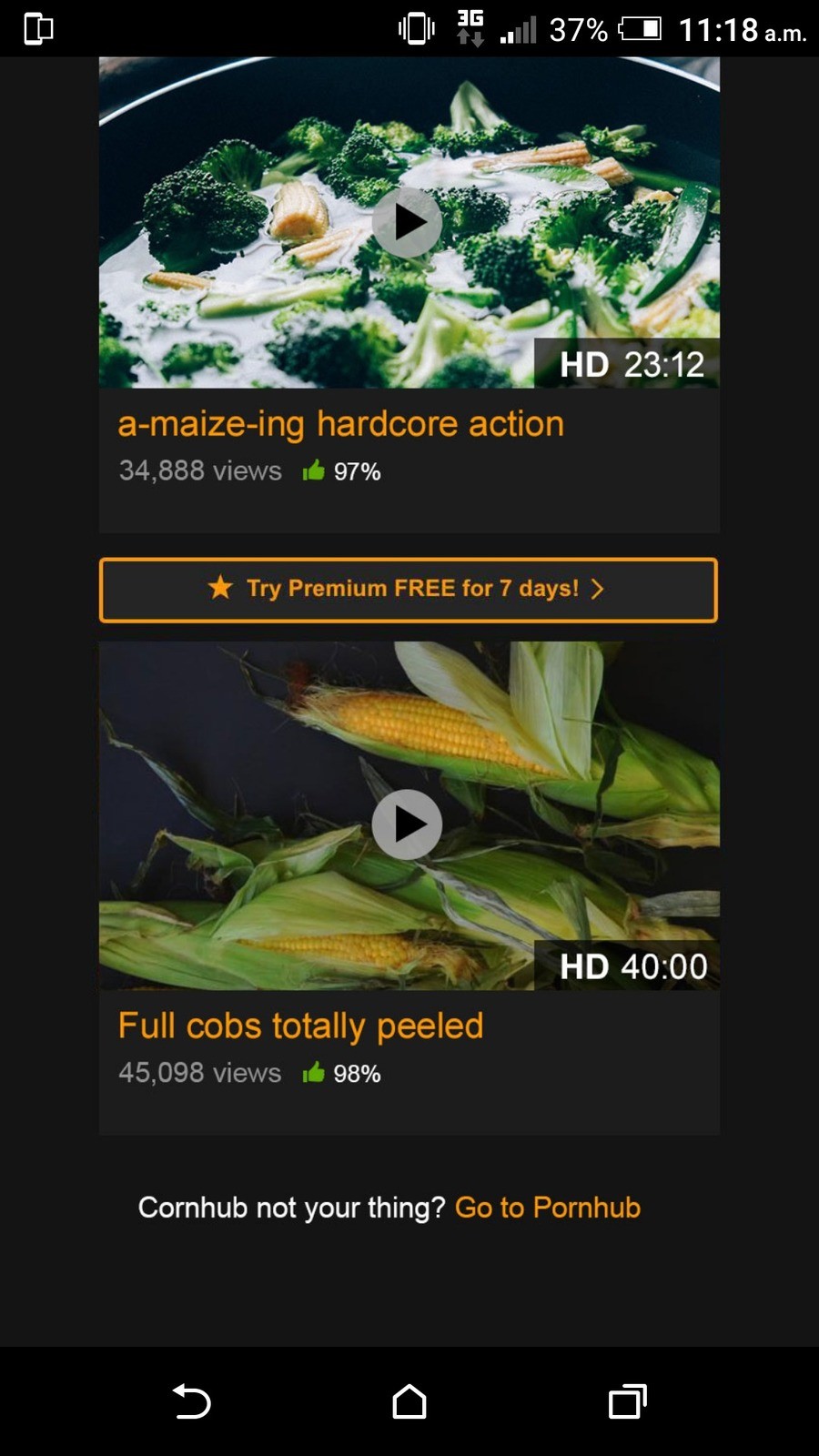 Corn hub