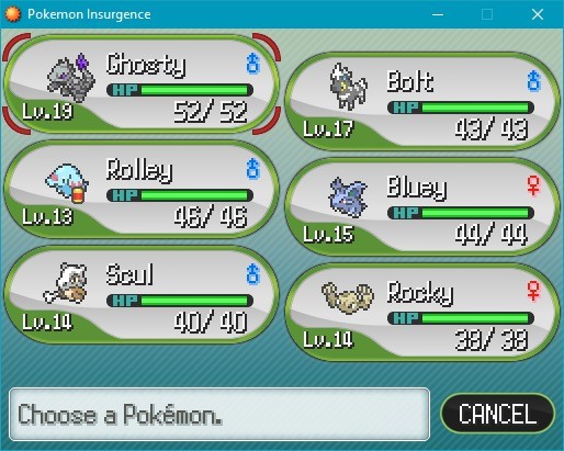 started playing PokÃ©mon Insurgence a really well done but WIP pokemon fan g...