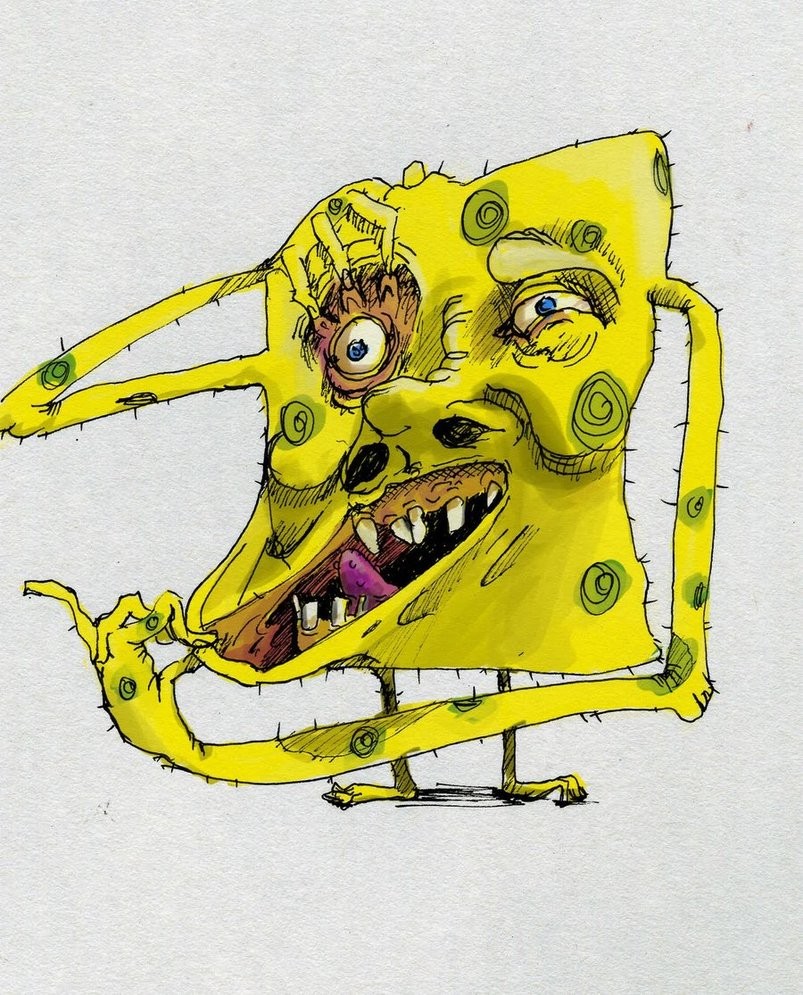 Weird pics of spongebob