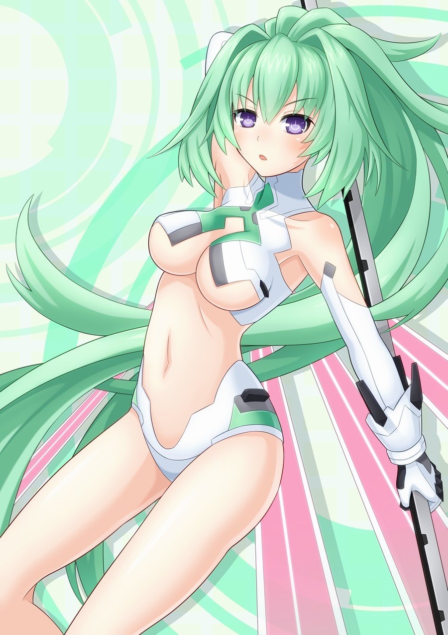 Vert a.k.a. Green Heart is the representative of Xbox in Hyperdimension Nep...