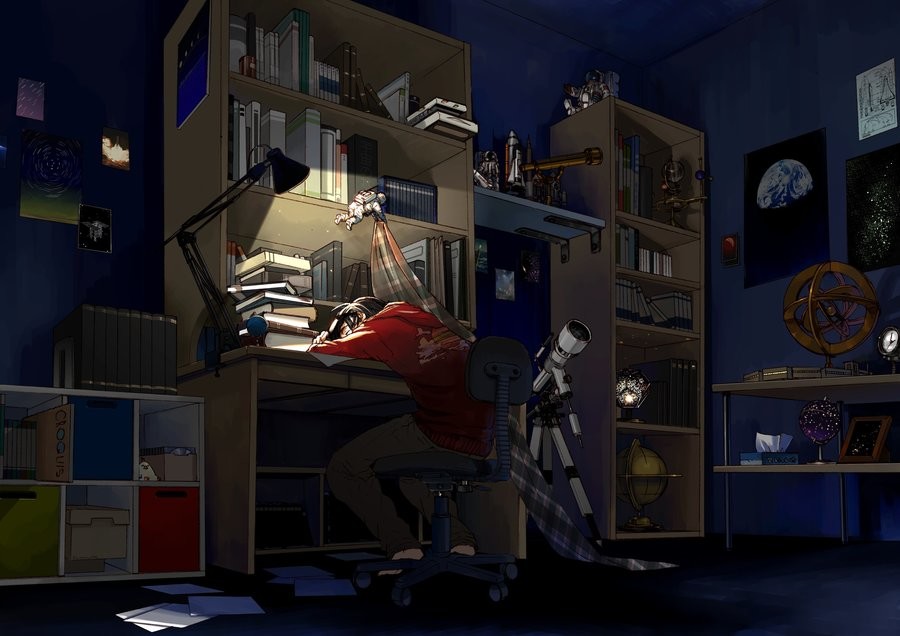 35 Gambar Anime Boy Studying Wallpaper Hd terbaru 2020